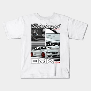 Turbocharged M3 F80 Kids T-Shirt